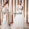 elegant long wedding dresses,off shoulder appliqued wedding dresses 90065